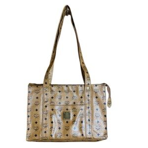 MCM Vintage Made in Munich, Germany Cognac Visatos Tote Authenticated